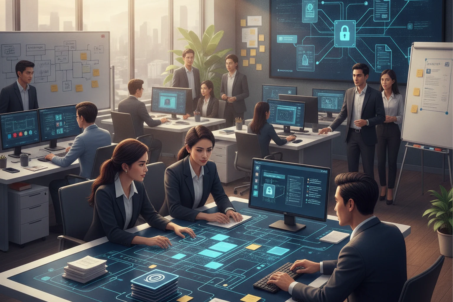 Helpdesk Operations: Approval Evidence Matrix editorial illustration